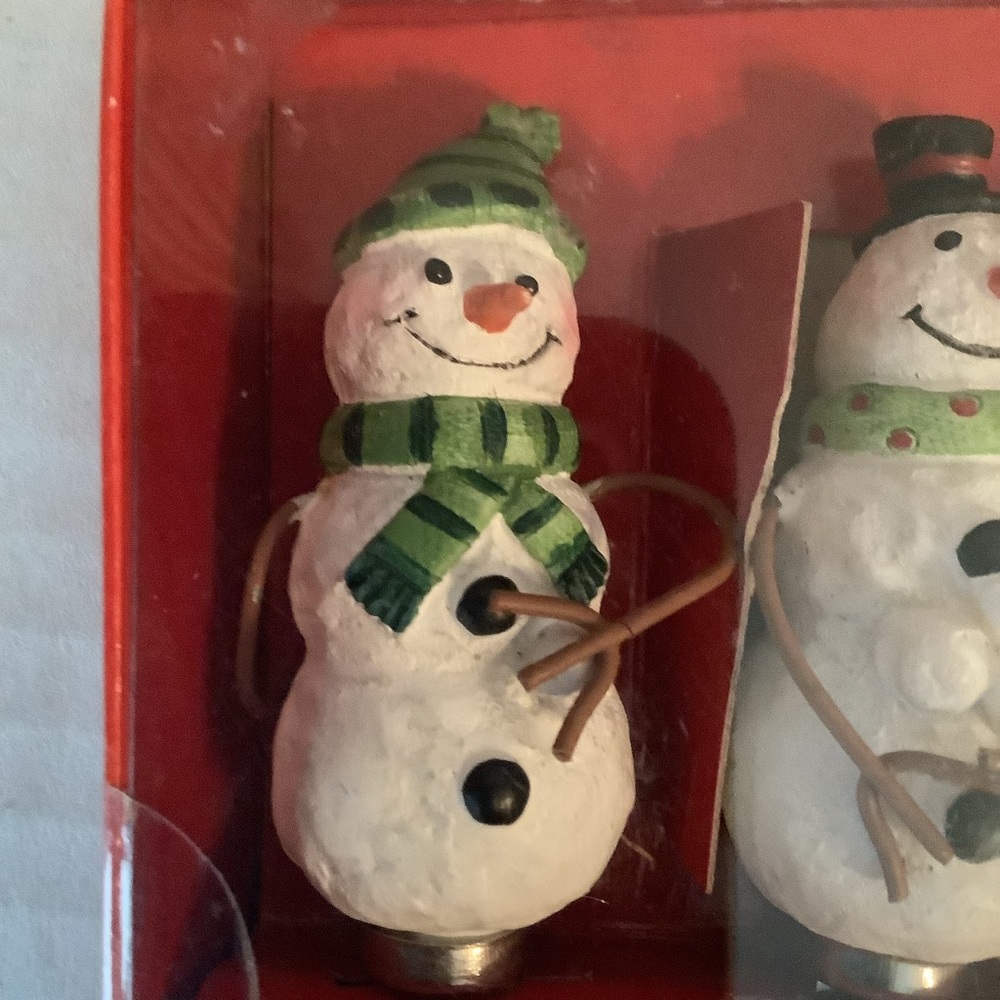 Boston Warehouse Spreaders Snow Much Fun Snowmen Set Of 4 New - Picture 5 of 8